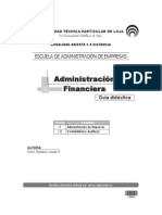 Administracion Financiera