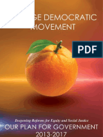 Manifesto: Orange Democratic Movement