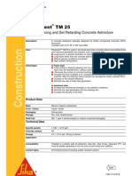 Plastiment TM 25: Water Reducing and Set Retarding Concrete Admixture