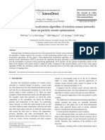 Three-Dimensional Localization Algorithm of Wireless Sensor Networks Base On Particle Swarm Optimization