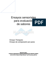 Ensayo Sensorial Triangular