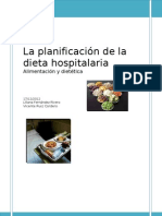 Planificación de La Dieta Hospitalaria