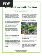 High-Yield Vegetable Gardening