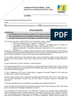 Estudo Dirigido - Contabilidade Publica