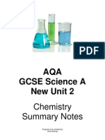 AQA Science A Chemistry Notes