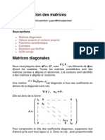 Diagonalisation Des Matrices: Sous-Sections