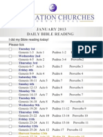 2013 Daily Bible Reading