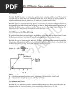 Footing Spec As Per Is 456 - 2000