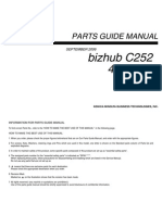 Bizhub c252 Parts Manual