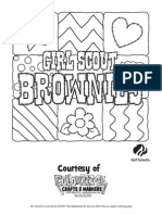 Girl Scout Coloring Page