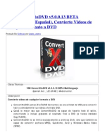 VSO ConvertXtoDVD v5.0.0.13 BETA Multilenguaje (Español), Convierte Vídeos de Cualquier Formato A DVD - IntercambiosVirtuales