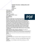 Securities Market Structure