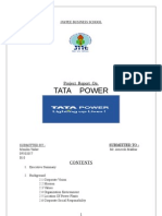 Tata Power: Project Report On