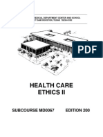 Healthcare Ethics II