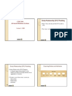 CXB 3104 Advanced Database Systems: Entity-Relationship (E-R) Modeling