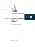 Congressional Oversight Panel TARP Report