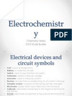 Electrochemistr Y: Chemistry Notes GCE Study Buddy