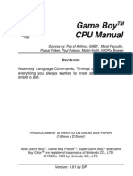 Gameboy Cpu Manual