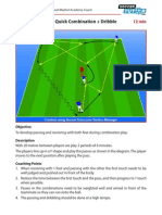 Spanish Academy Soccer Coaching Passing Drill