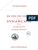 Moncomble Yann - Du Viol Des Foules À La SYNARCHIE Ou Le Complot Permanent