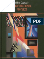 A First Course in Computational Physics