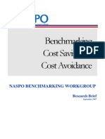 Benchmarking Cost Savings and Cost Avoidance