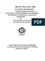 Analysis of Two Level and Three Level Inverters