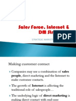 Sales Force, Direct Marketing & Internet Selling