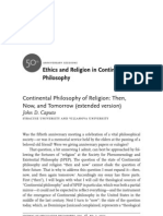 Ethics and Religion in Continental Philosophy