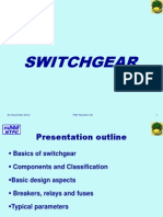 Switchgear: 30 December 2012 PMI Revision 00 1