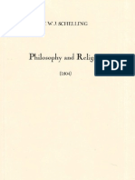 Schelling - Philosophy and Religion