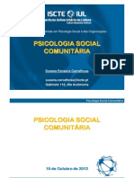 (A) Intervenção Comunitária e Mudança Social I PDF