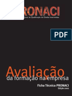 Pronaci Aval Formação Empresa