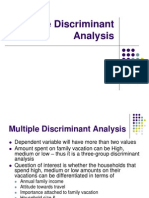 Discriminant Analysis