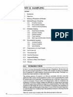 Unit Sampling: Structure