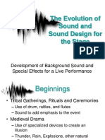 The Evolution of Sound Design For The Stage