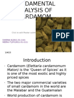 Fundamental Analysis of Cardomom