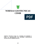 Normas Geotecnicas CDMB Colombia