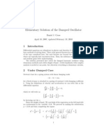 Damper Harmonic Oscillator