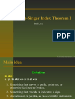 The Atiyah-Singer Index Theorem I: Paul Loya