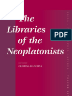 D'Ancona - The Libraries of The Neoplatonists