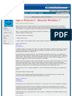 Age of Empires II Solución Windows 7
