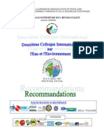 2e Colloque International Recommandation