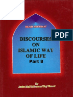 DISCOURSES ON ISLAMIC WAYS OF LIFE Vol-8