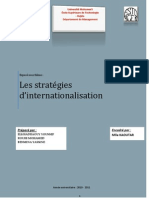 Stratégie D'internationalisation