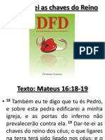 Eu Te Darei As Chaves Do Reino (Mateus 16:19)