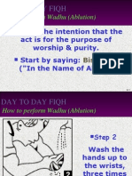 How To Perform Wadhu (Ablution)