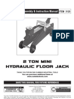 3125 2 Ton Mini Hydraulic Floor Jack