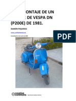 Montaje de Un Motor de Vespa DN