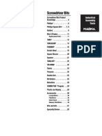 Screwdriver Bit Section
